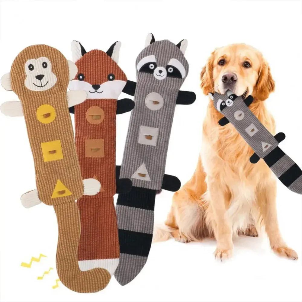Haltbares, bissfestes, quietschendes Zahnputz-Leckerli-Abgabe-Haustier-Hundekauspielzeug