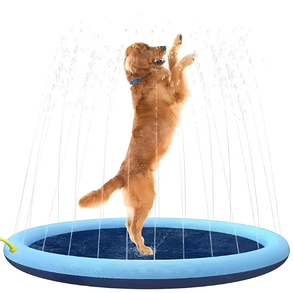 Hundesprenger Outdoor Spielzeug Hundeschwimmmatte Anti-Rutsch-Hundebecken Planschbecken