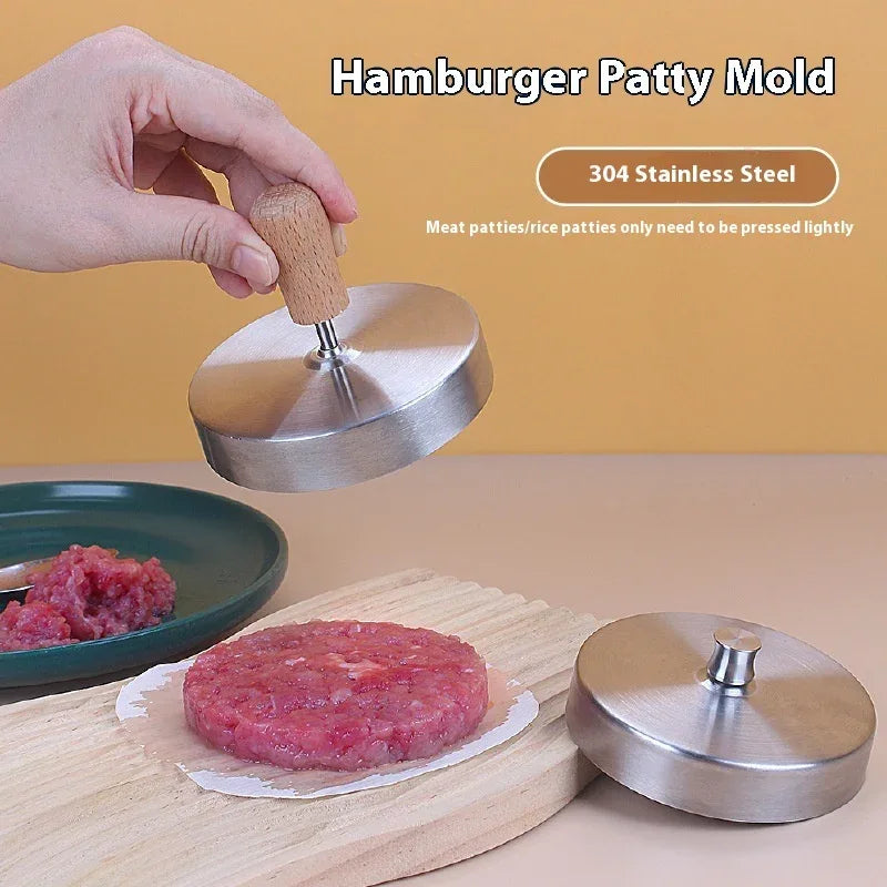 Edelstahl Hamburger-Fleischpresse, Formwerkzeug für die Küche