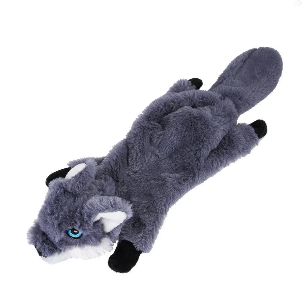 Beißfeste, sprachfähige Plüschfüchse, Eichhörnchen, Wölfe, Hundekauspielzeug, Haustierbedarf