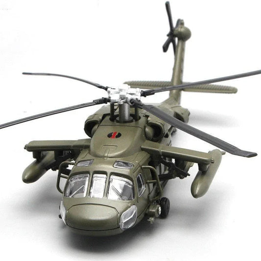 Black Hawk Gunship Militär-Modellspielzeug
