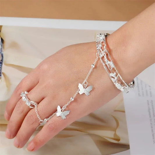 Schmetterling Aushöhlen Armband für Damen