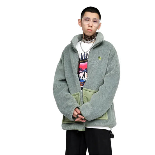Baumwolljacke mit großen Taschen für Herren