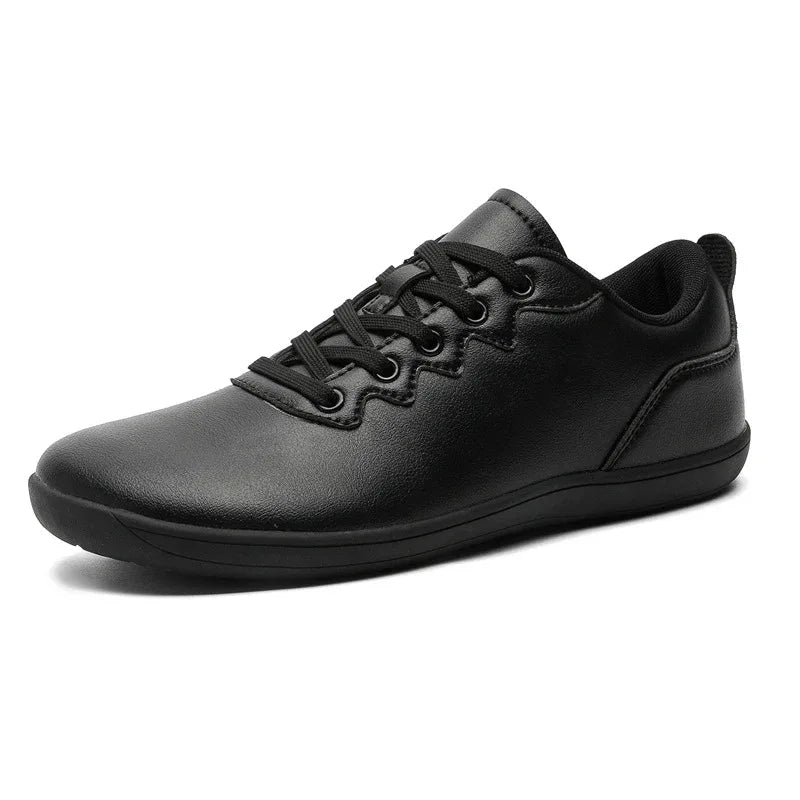 Outdoor-Sneaker, niedriger Schnitt, Schnürverschluss, Lederoberfläche, Freizeitschuhe