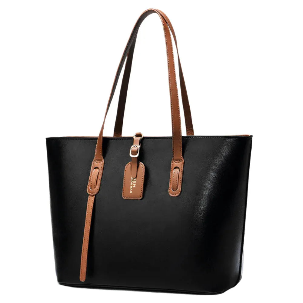 Leder Schulter-Umhängetasche Vielseitige hochwertige Handtasche für Damen