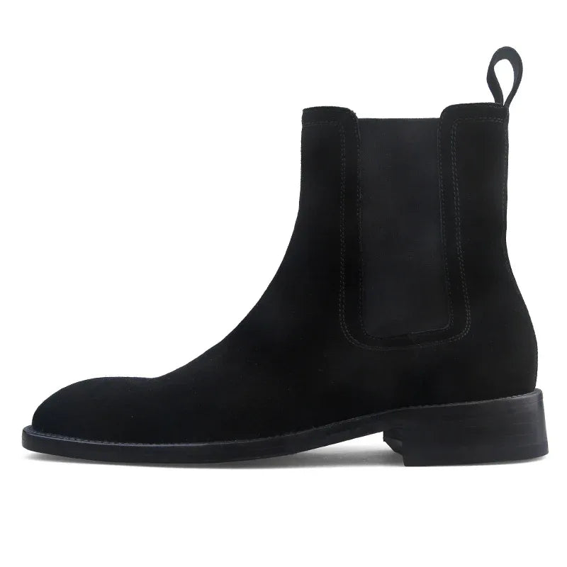 Handgemachte Stiefel Herren Echtleder Retro Schuhe