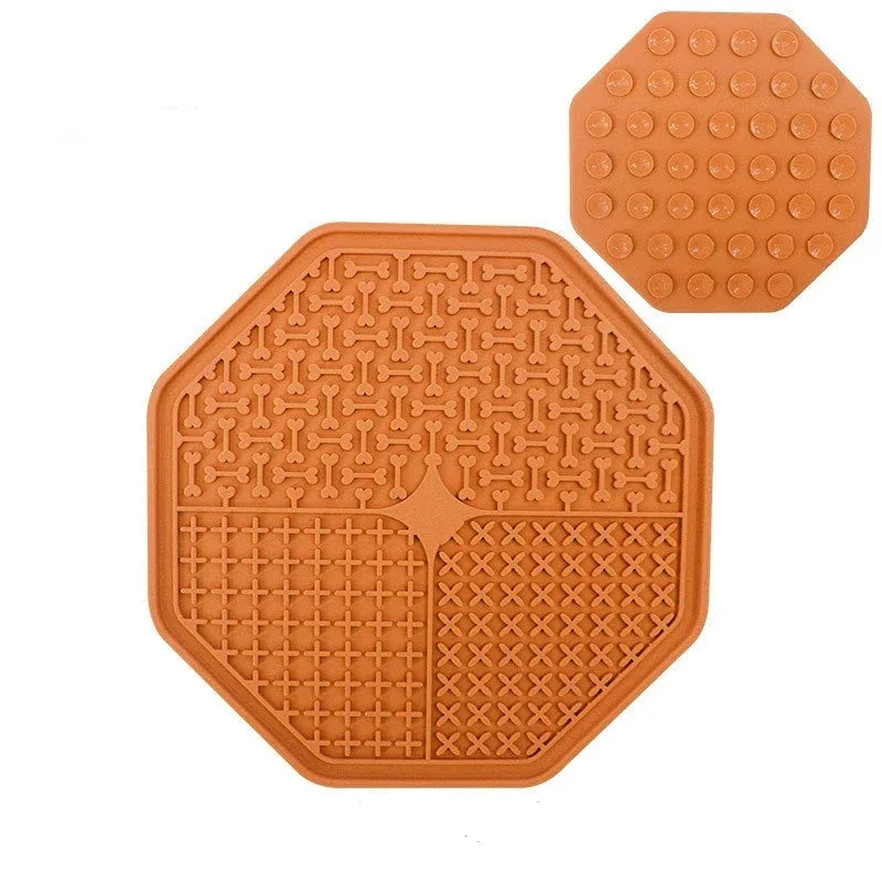 Schleckmatte aus Silikon für Hunde zum langsamen Fressen