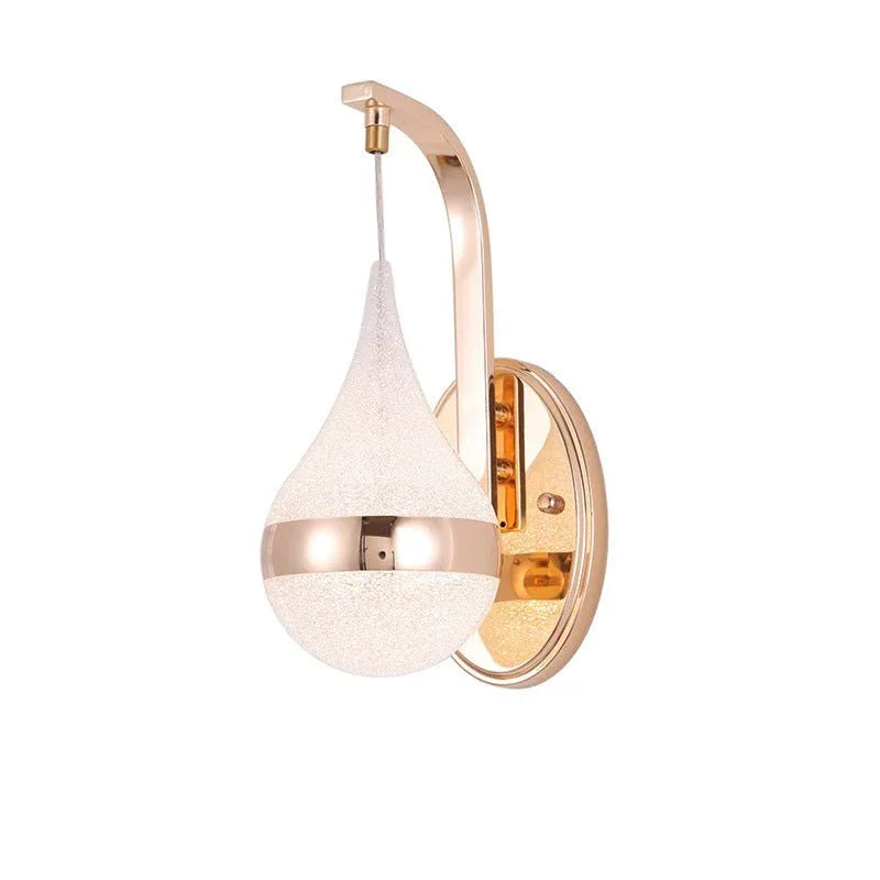 Tropfenförmige LED-Wandnachttischlampe für das Schlafzimmer