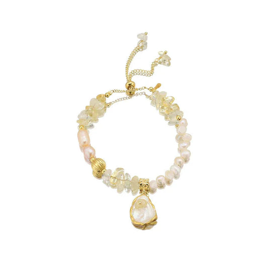 Niedliches Perlenarmband aus Naturperlen für Frauen