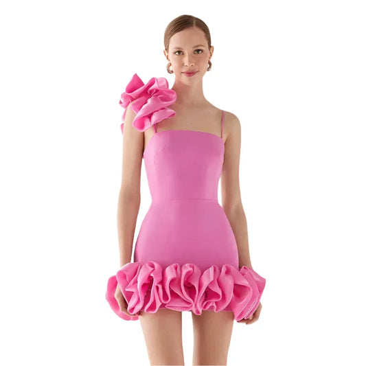 Europäische und amerikanische Damenbekleidung Plissiertes Kleid