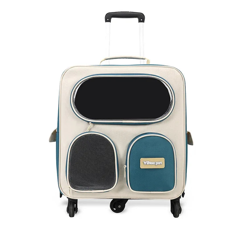 Bequemer Rucksack-Ausflugs-Haustier-Trolley-Tasche für Katzen und Hunde