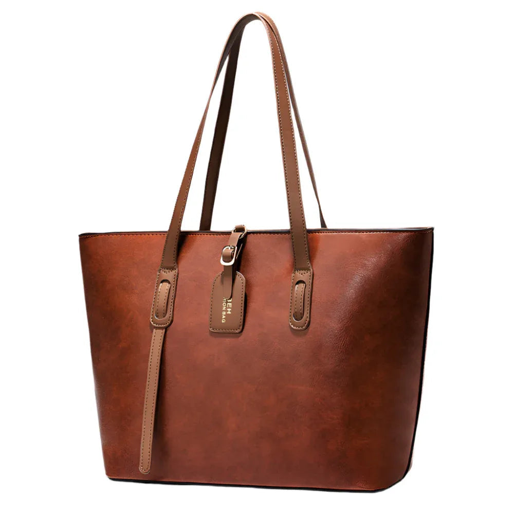 Leder Schulter-Umhängetasche Vielseitige hochwertige Handtasche für Damen