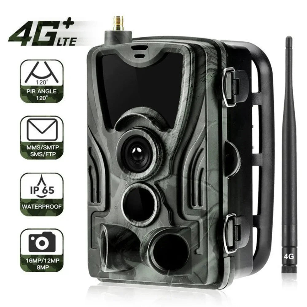 Jagd-Wildkamera Fotofalle HC801A Nachtsicht Auslöser Überwachung 1080P 16MP