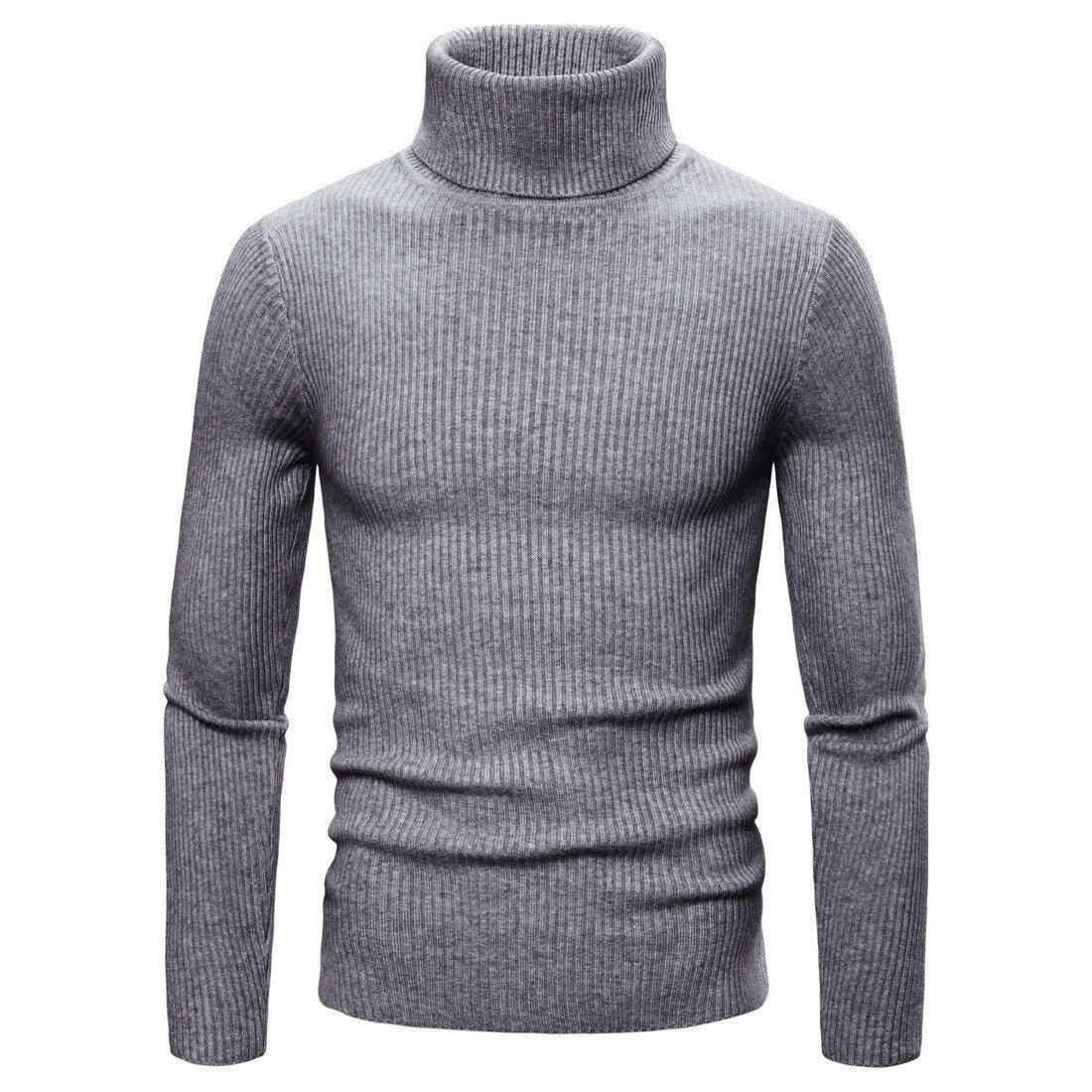 Gestrickte weiche Schildkrötenpullover