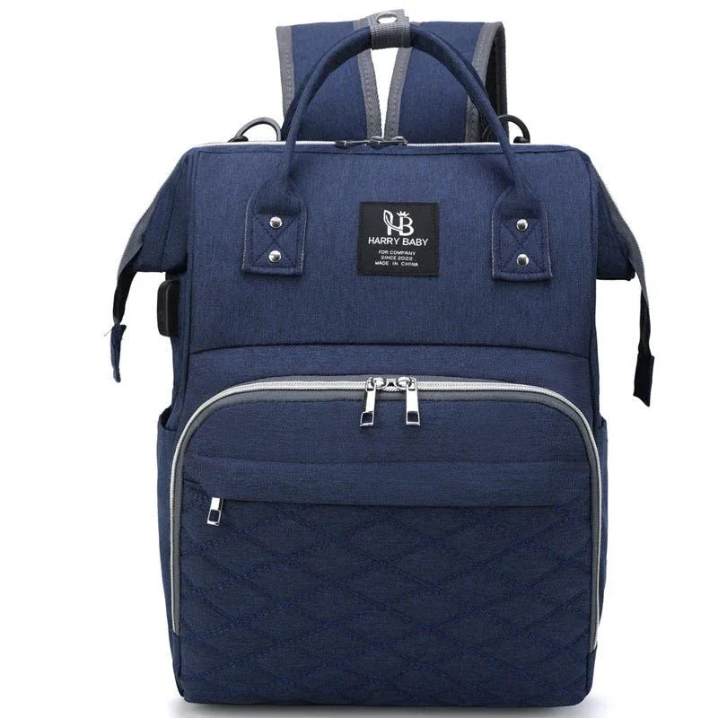 Große Kapazität USB Wiederaufladbare Oxford-Stoff Wickeltasche