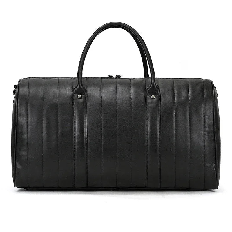 Schwarze Reisetasche für Herren zum Umhängen
