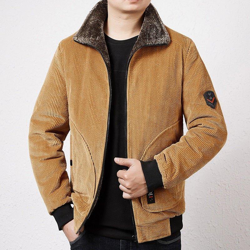 Winterjacke für Herren aus Cord