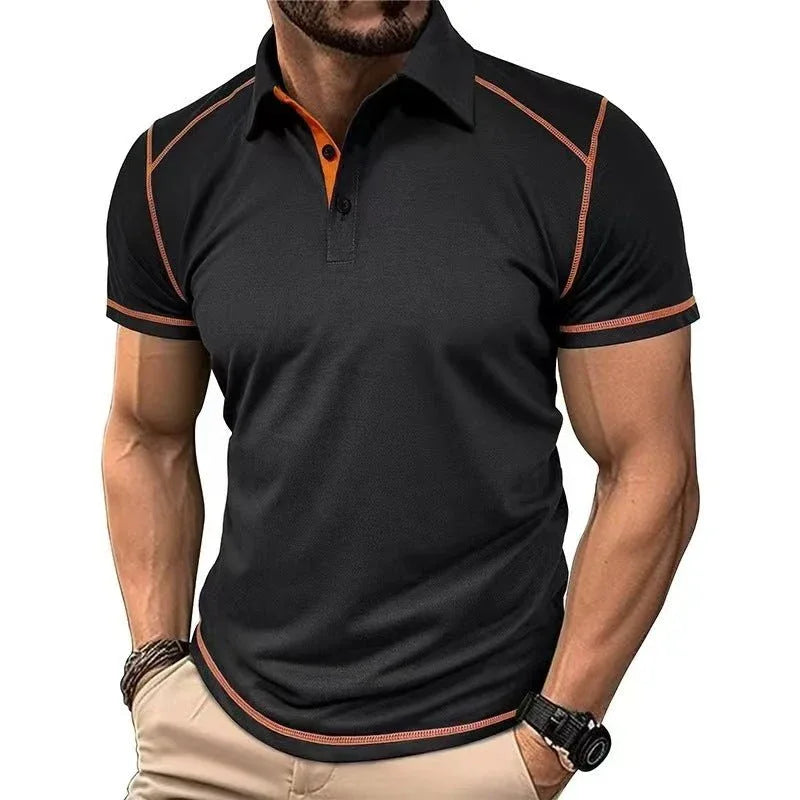 Elegantes Herren-Poloshirt mit kurzen Ärmeln