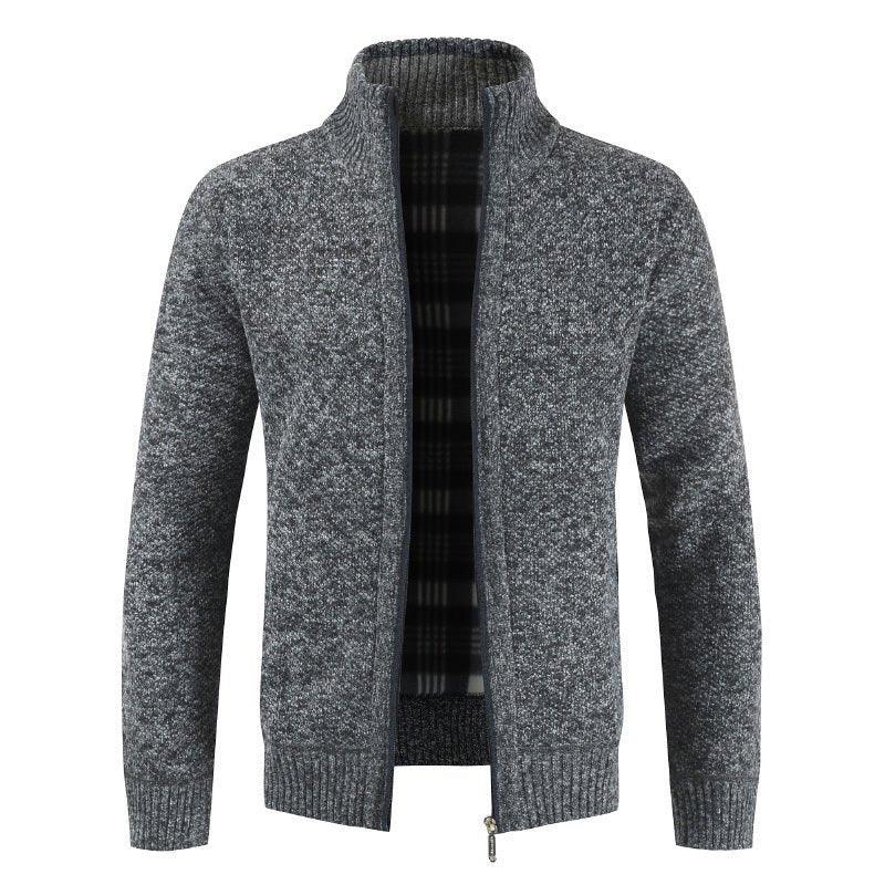 Men's Fleece Cardigan Sweater