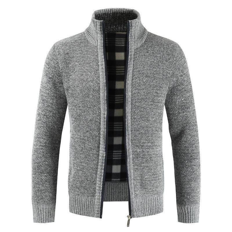 Men's Fleece Cardigan Sweater