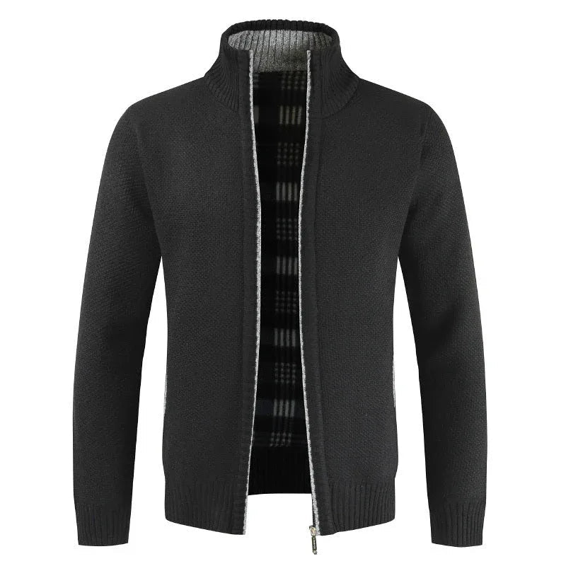 Men's Fleece Cardigan Sweater