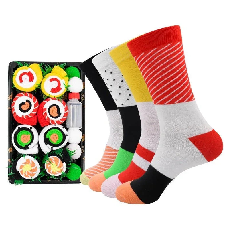 Lustige kreative Sushi-Baumwollsocken