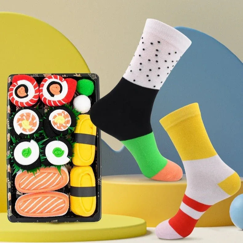 Lustige kreative Sushi-Baumwollsocken