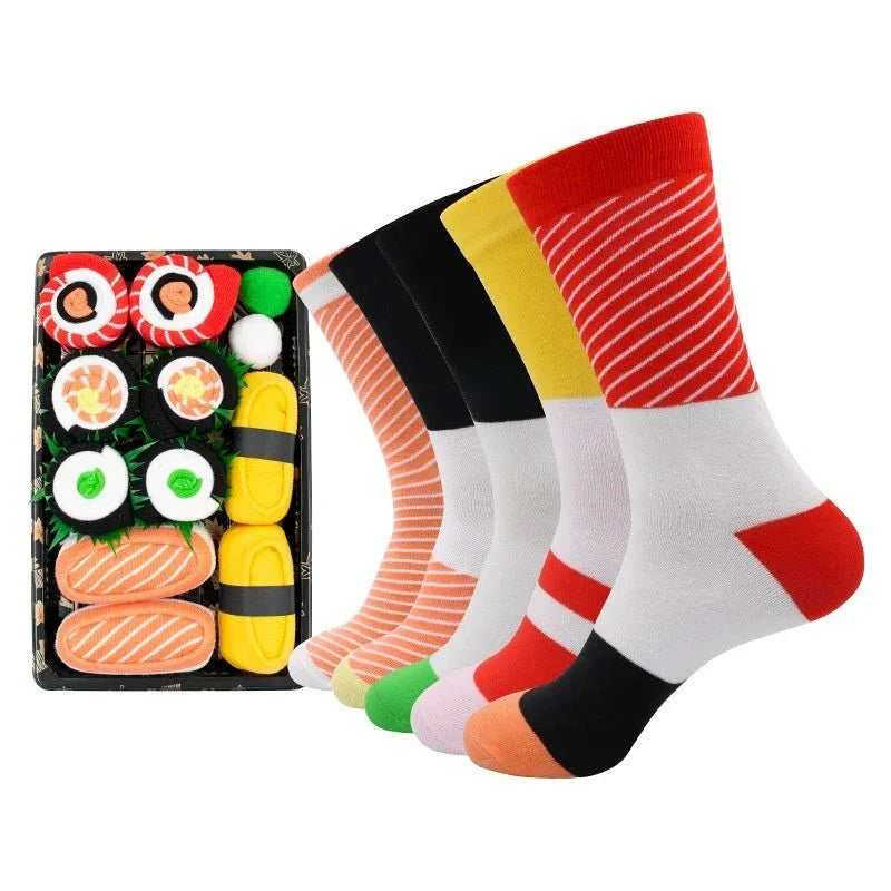 Lustige kreative Sushi-Baumwollsocken