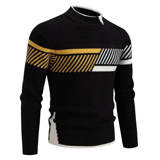 Herren-Pullover aus Baumwolle, schmale Passform