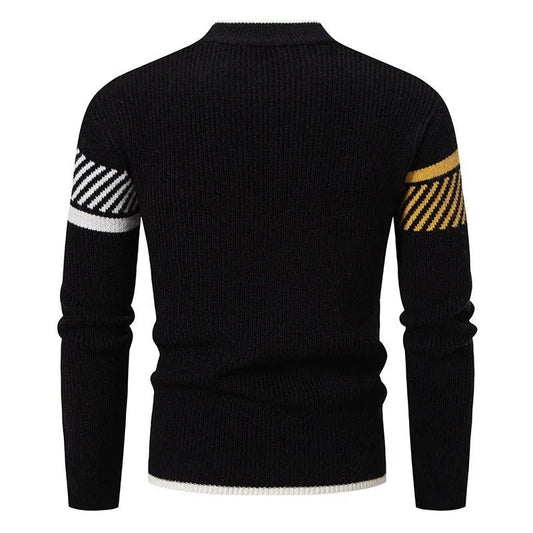 Herren-Pullover aus Baumwolle, schmale Passform
