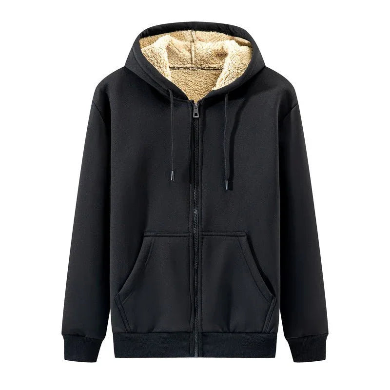 Herren-Kapuzenpullover aus warmem Polyester
