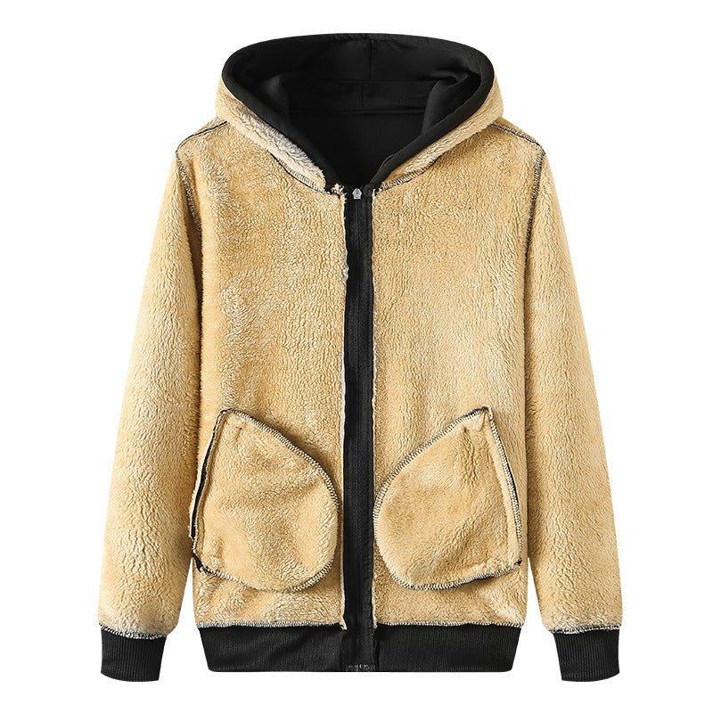 Herren-Kapuzenpullover aus warmem Polyester