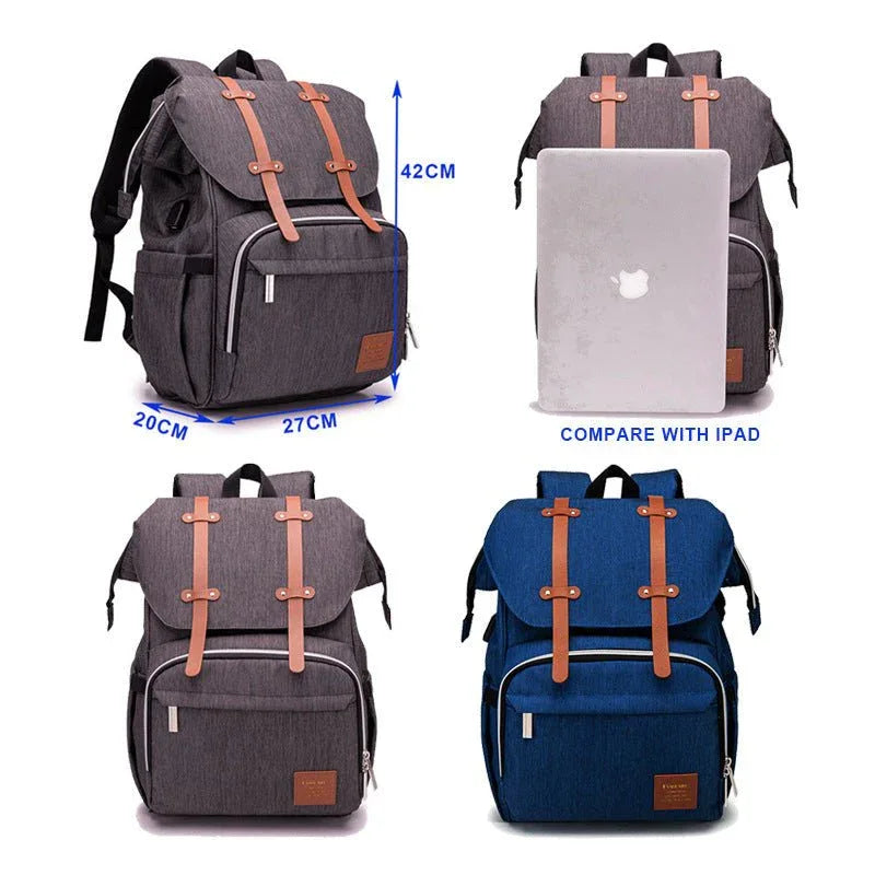 Multifunktionale Babywickeltaschen für Eltern mit großer Kapazität