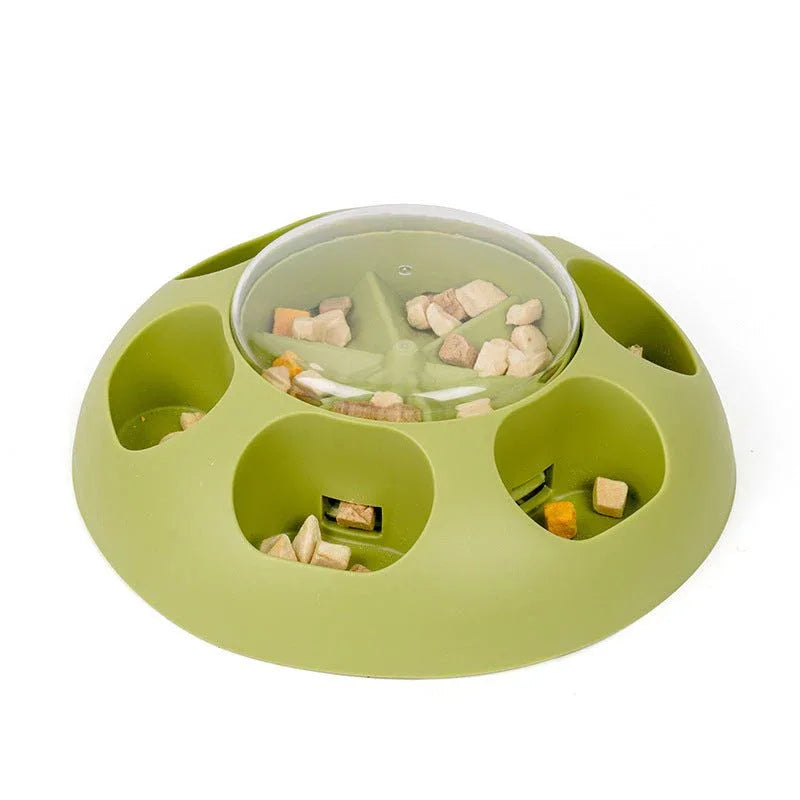 Automatisches Haustier-Futterausgabegerät Hundefutter-Trainingsspielzeugschale