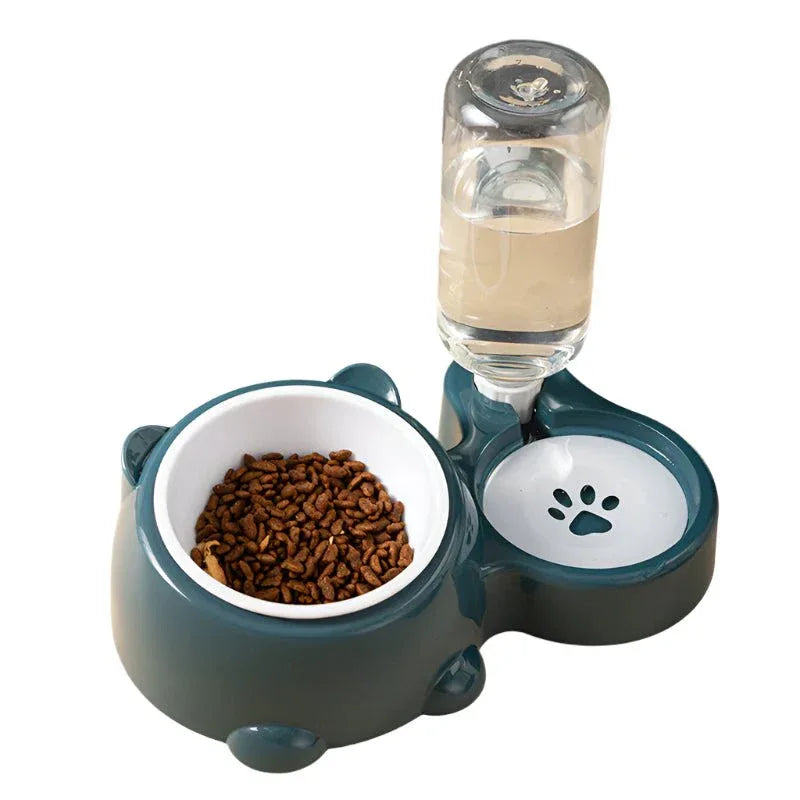 Doppelnapf für Haustiere (Hund und Katze)