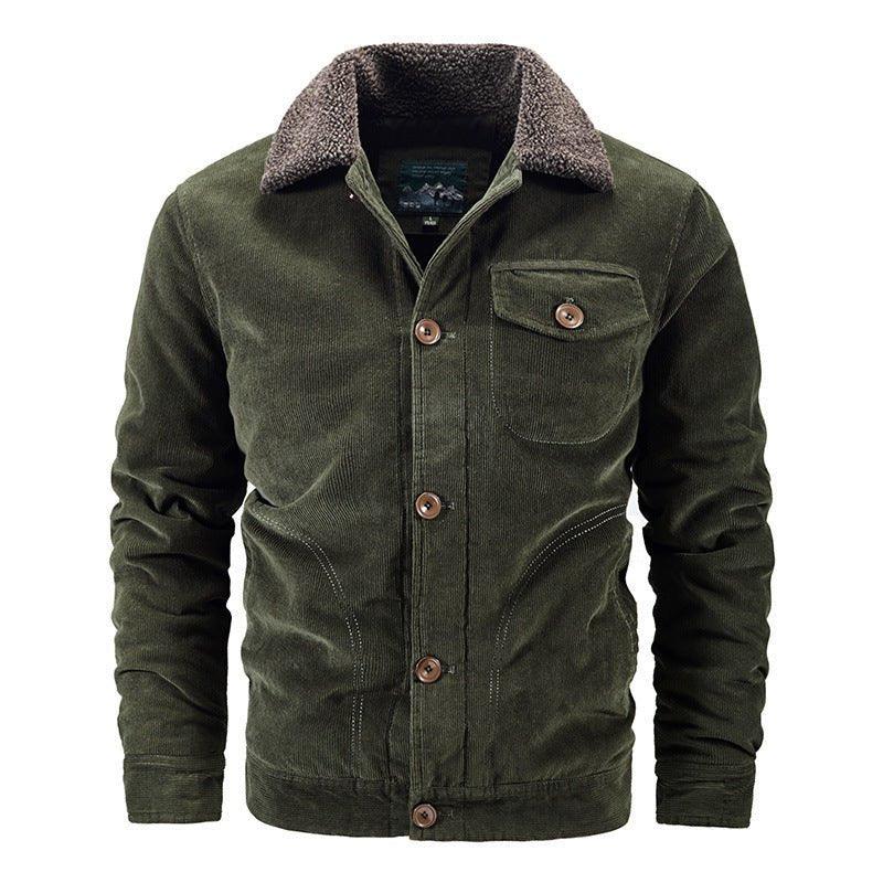 Einreihige warme Winter-Herbstjacke für Herren