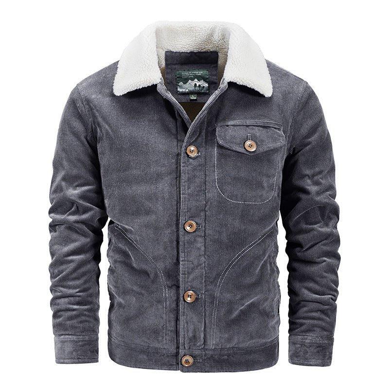 Einreihige warme Winter-Herbstjacke für Herren