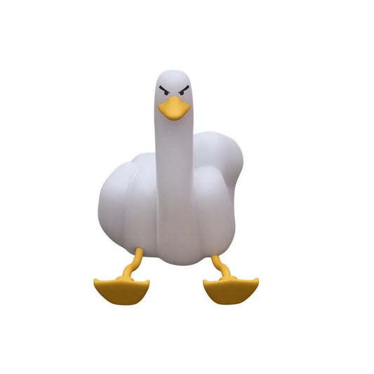 Sitzende Ente wiederaufladbare dimmbare kleine Nachttischlampe