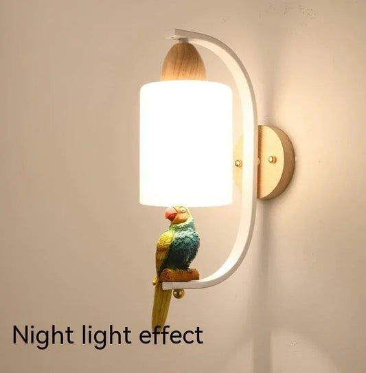 Massivholz Nachttischlampe Minimalistische Kreative Persönlichkeit Wohnzimmer Hintergrundwand Treppenhaus Flurleuchten