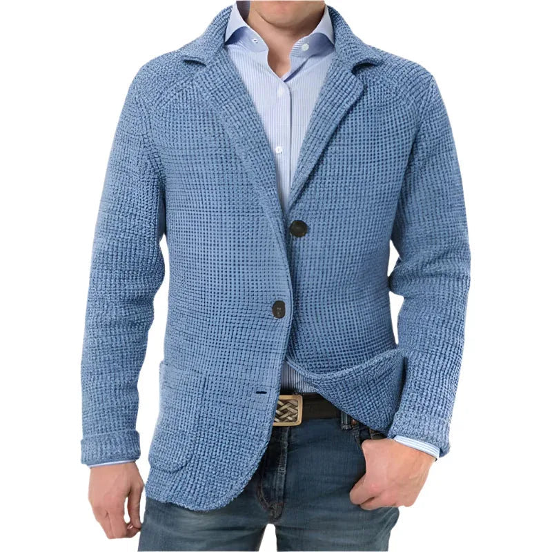 Stehkragen Cardigan Lässige Strickpullover
