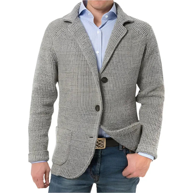 Stehkragen Cardigan Lässige Strickpullover