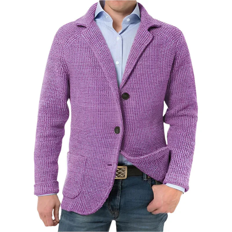 Stehkragen Cardigan Lässige Strickpullover