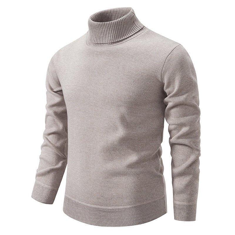 Dicker warmer gestrickter Rollkragenpullover für Herren