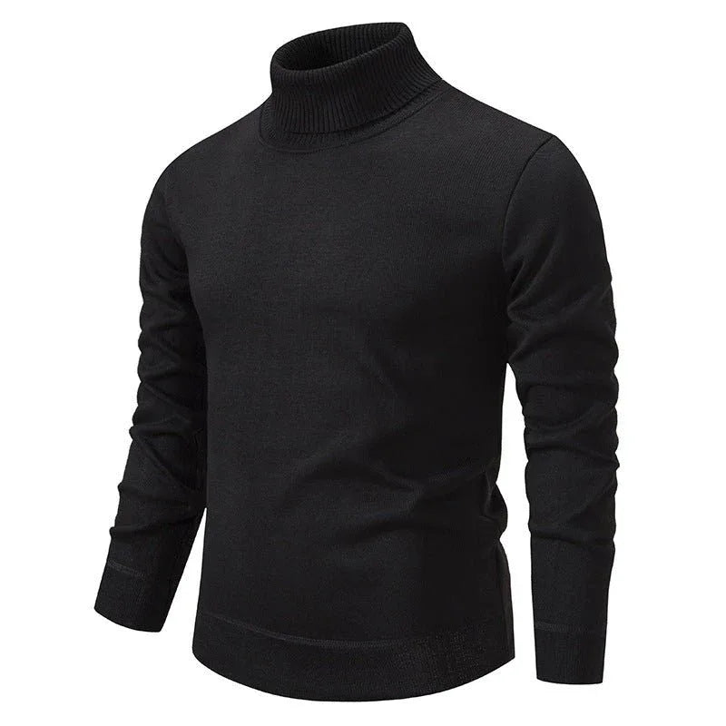 Dicker warmer gestrickter Rollkragenpullover für Herren