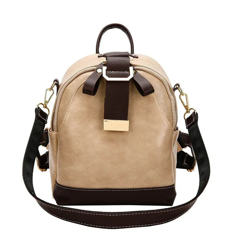 Trendiger süßer kleiner Rucksack aus PU-Leder für Damen
