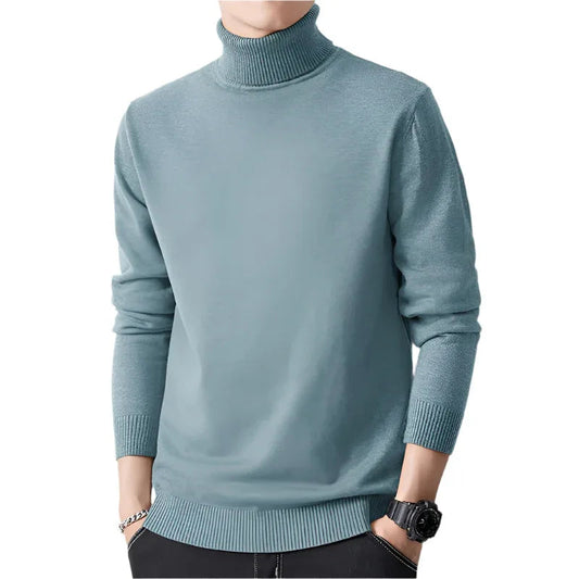 Rollkragenpullover Herren Unterhemd Herbst und Winter Innenbekleidung