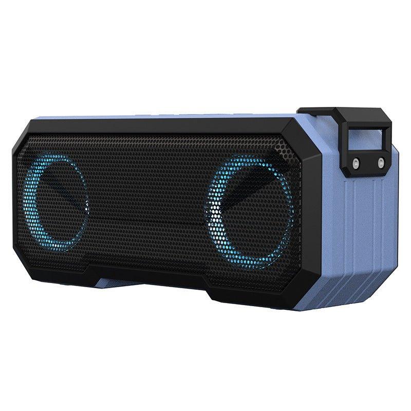 Wasserdichter, farbiger, leuchtender Outdoor-Wireless-Lautsprecher mit Dual-Lautsprechern & Powerbank
