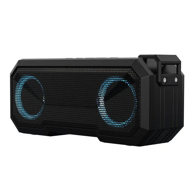 Wasserdichter, farbiger, leuchtender Outdoor-Wireless-Lautsprecher mit Dual-Lautsprechern & Powerbank