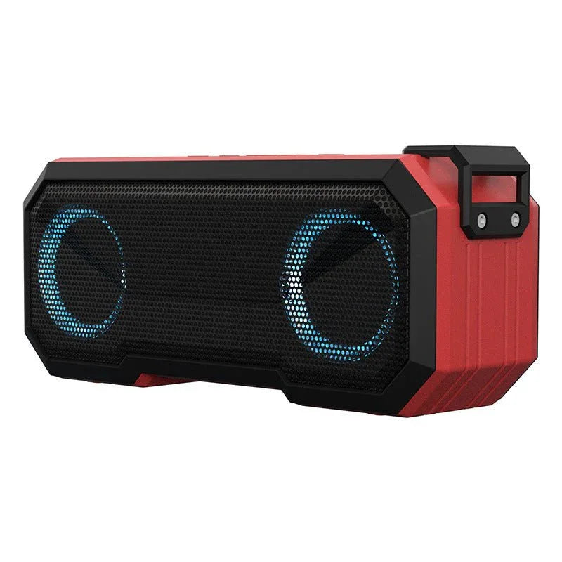 Wasserdichter, farbiger, leuchtender Outdoor-Wireless-Lautsprecher mit Dual-Lautsprechern & Powerbank
