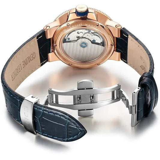 Wasserdichte leuchtende Herrenuhr aus Edelstahl
